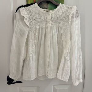NWOT white blouse